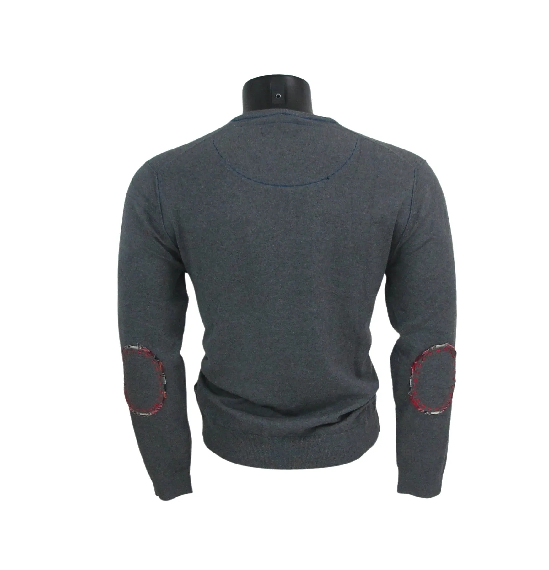 SHOCKLY maglione uomo scollo a giro BROKE ROUND 5M5905 GRIGIO inverno 2022