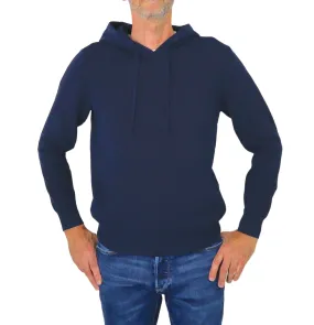 SHOCKLY maglione uomo tessuto tecnico cappuccio POP HOOD 7M8065 BLU inverno 2023