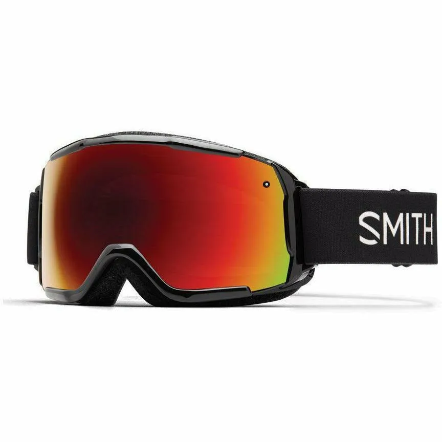 Smith Grom Black/Red Sol X - Maschera Sci Bimbo