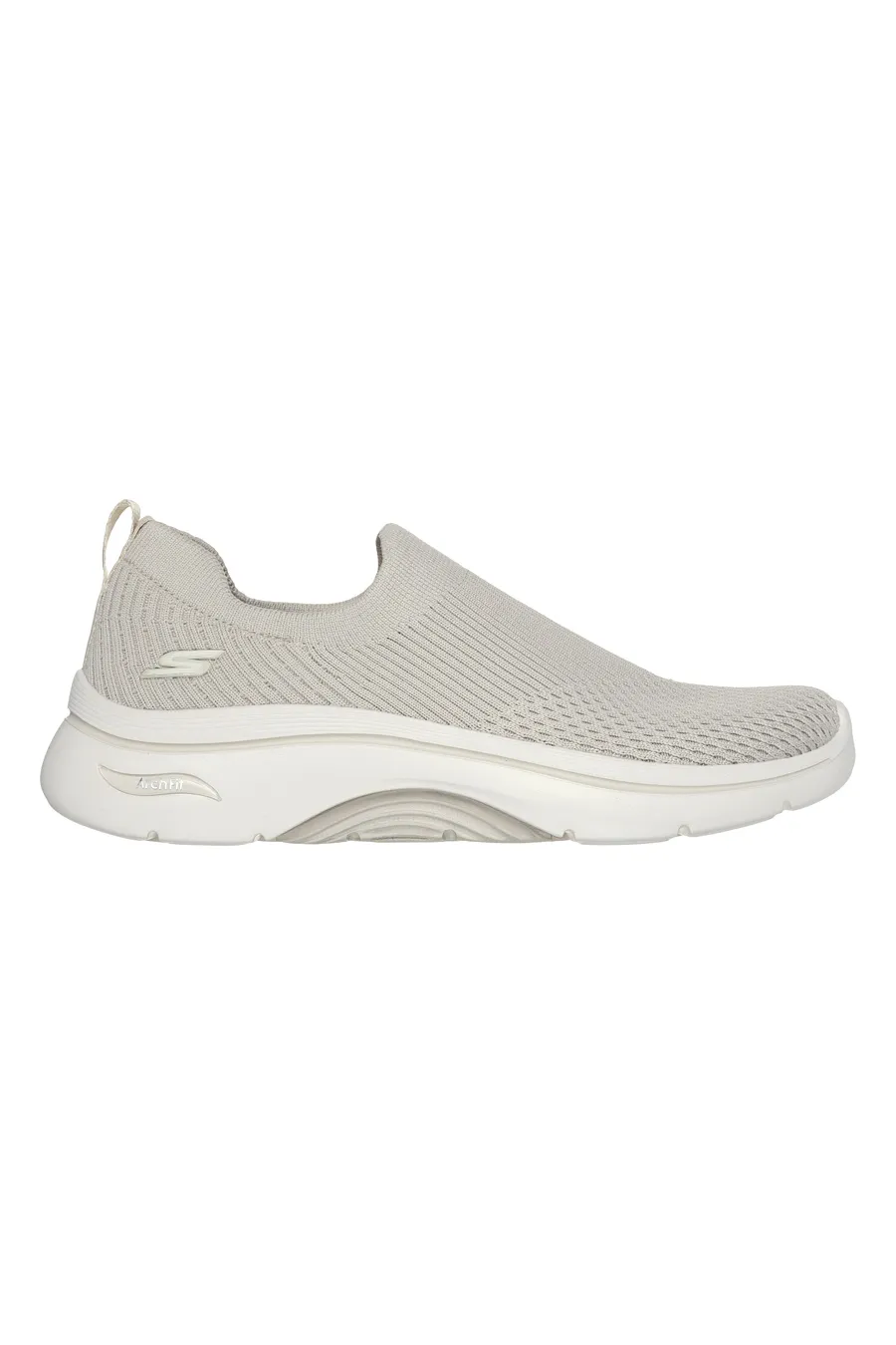 Sneakers Grigia Slip On da Donna Skechers Go Walk Arch Fit 2.0