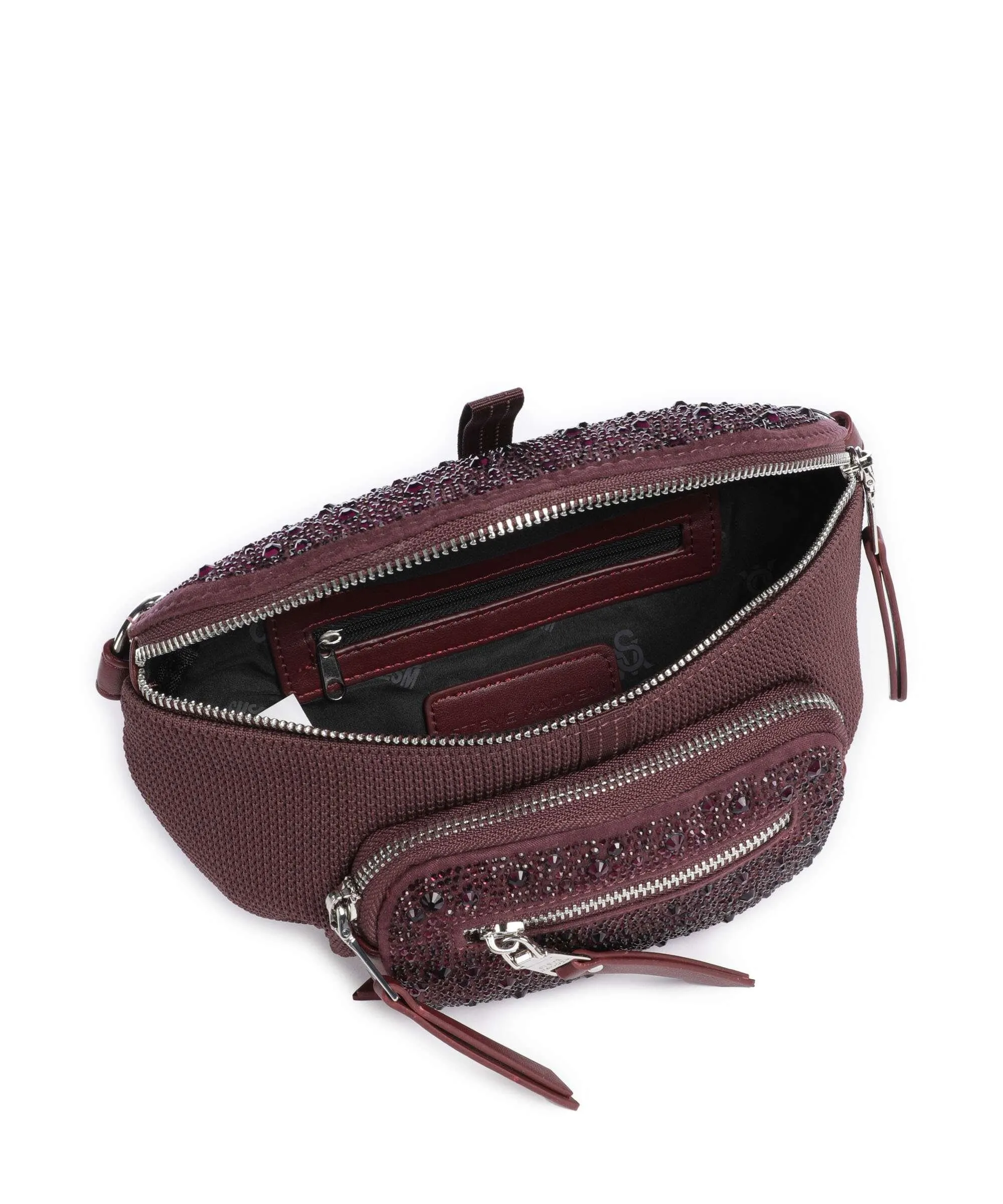  Steve Madden BMAXIMA Borsa a tracolla poliuretano, poliestere rosso bordò  