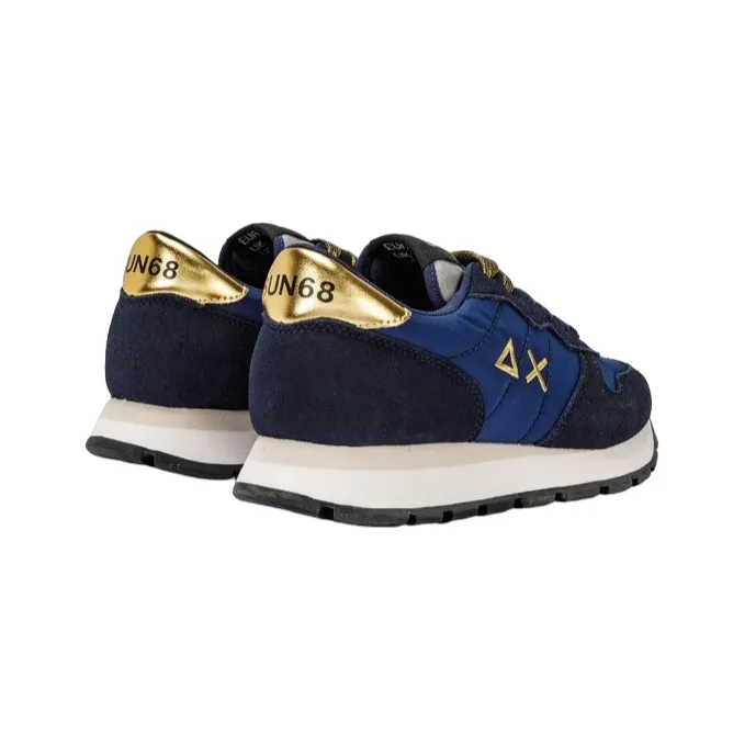 Sun68 Ally Gold Z42202 07 blue women's sneakers shoe