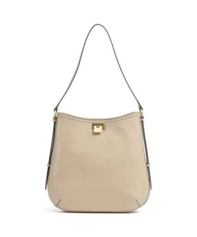  The Bridge Federica Borsa hobo pelle di vacchetta finemente grana beige  