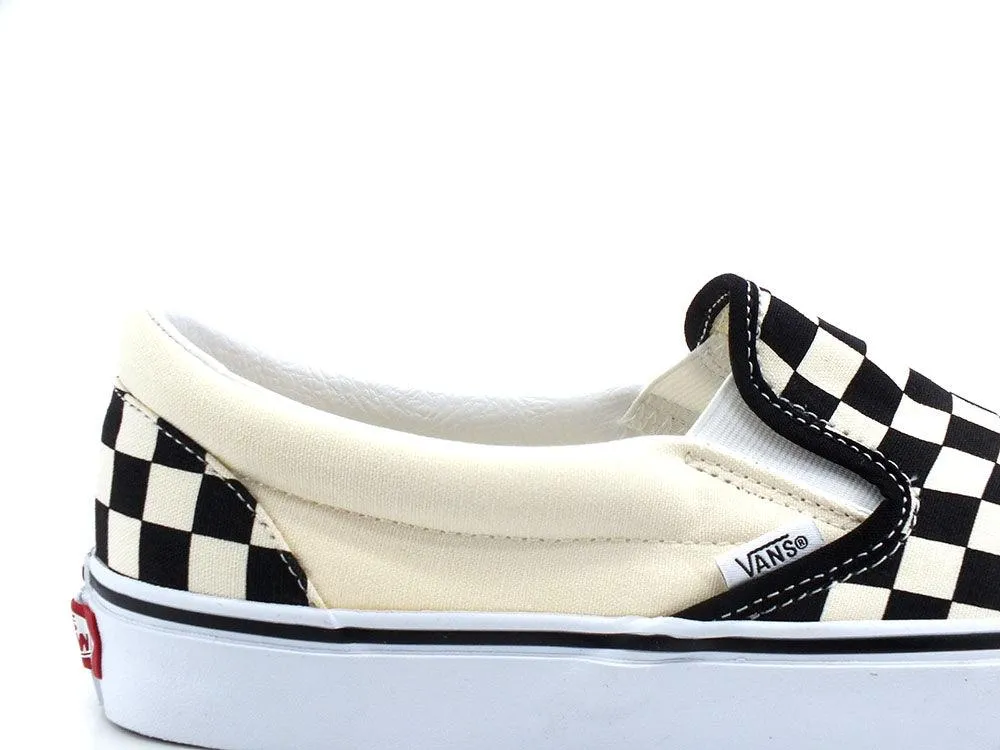 VANS Classic Slip On Checkboard Sneaker Black White VN000EYEBWW1