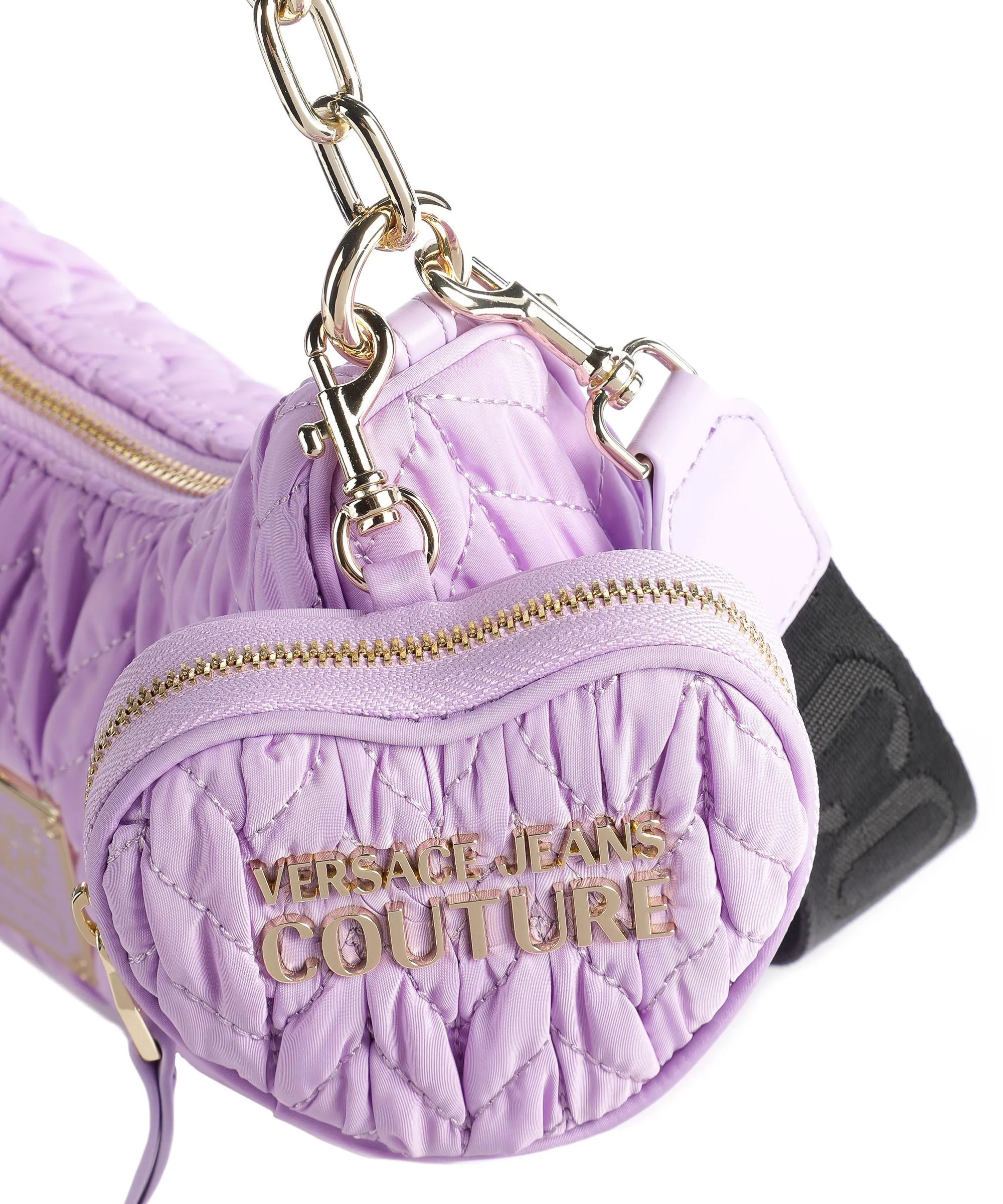  Versace Jeans Couture Crunchy Borsa a spalla poliestere lavanda  