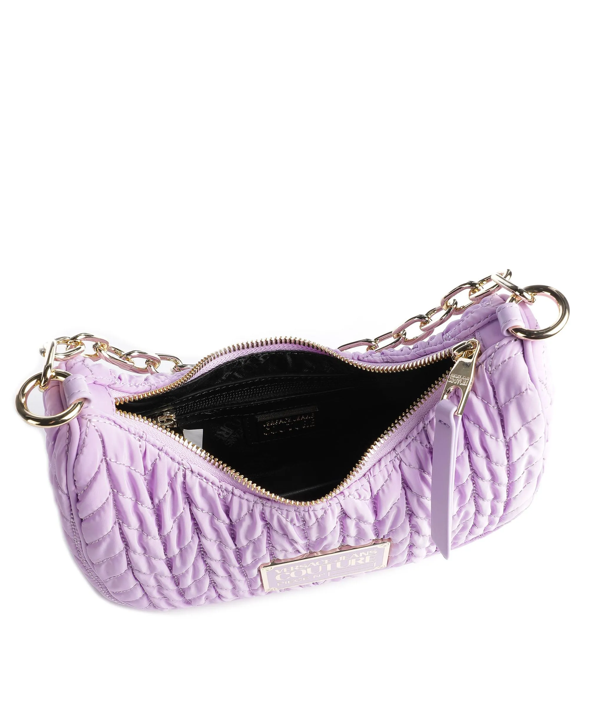  Versace Jeans Couture Crunchy Borsa a spalla poliestere lavanda  