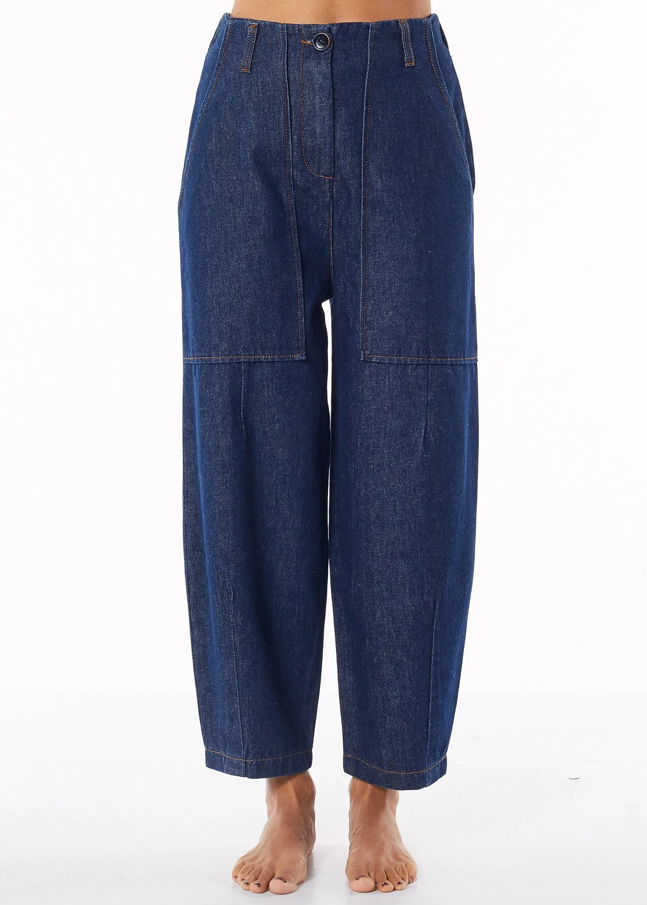 W-26004 Pantalone Denim Blu  