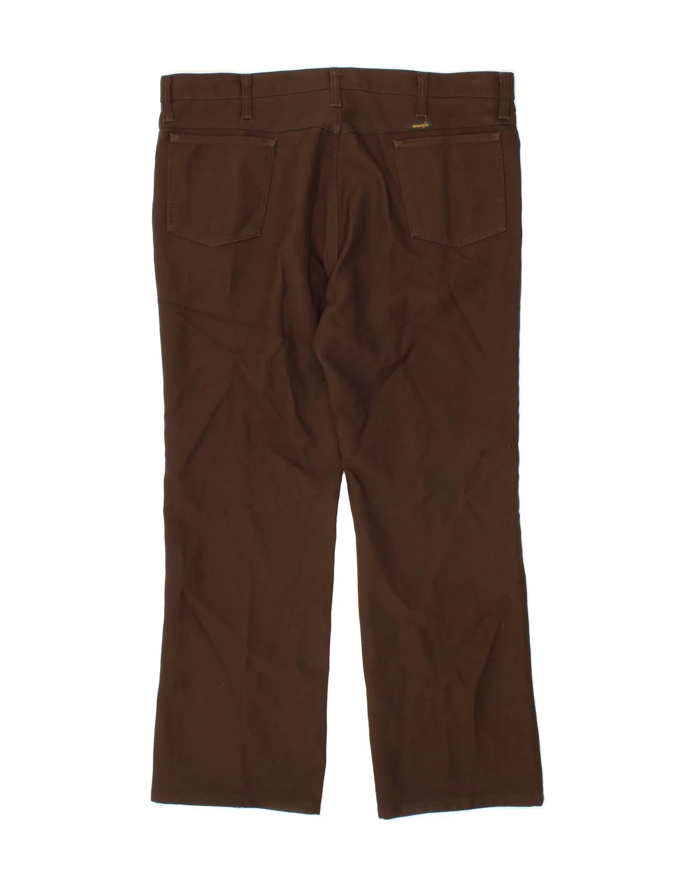 WRANGLER Mens Straight Jeans W40 L30 Brown