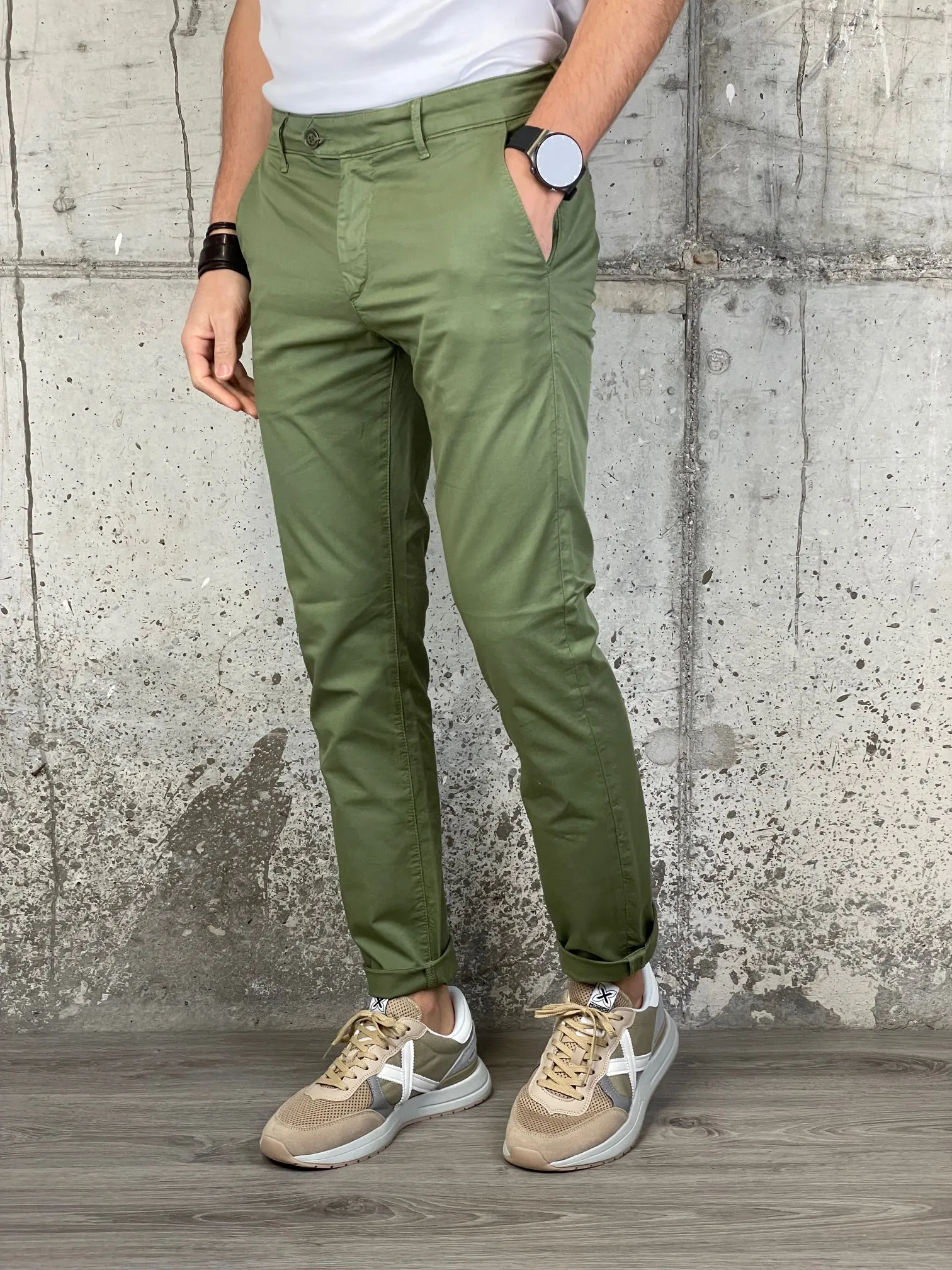 Zero Construction Pantalone Beddy SuperSlim Verde