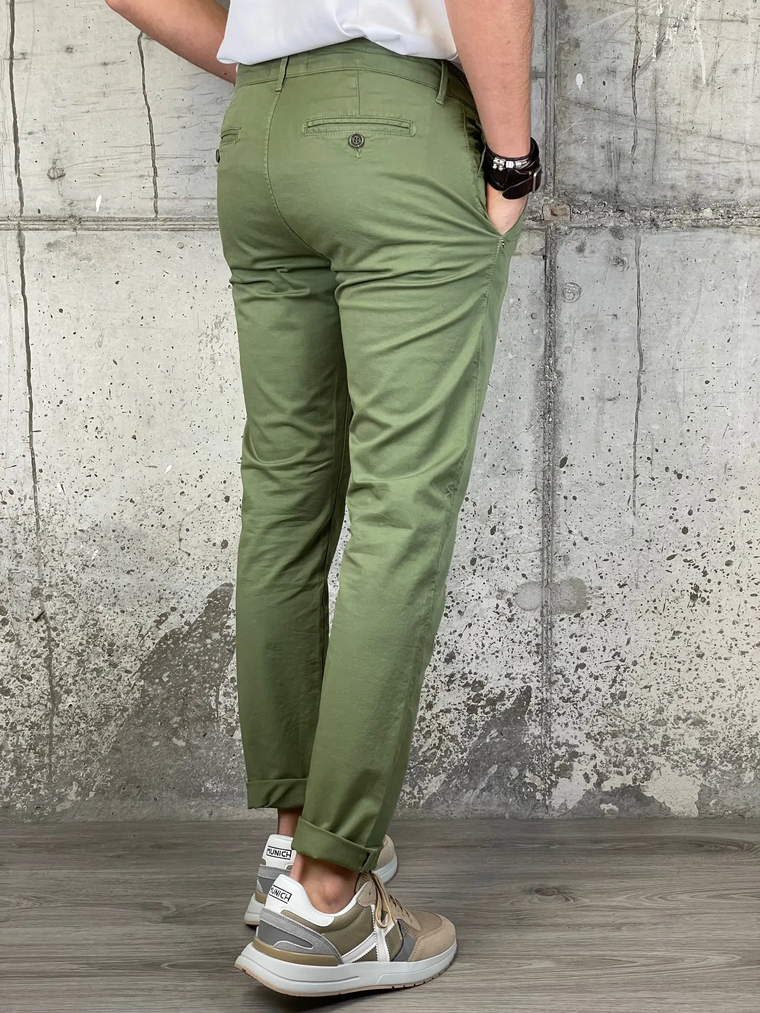 Zero Construction Pantalone Beddy SuperSlim Verde