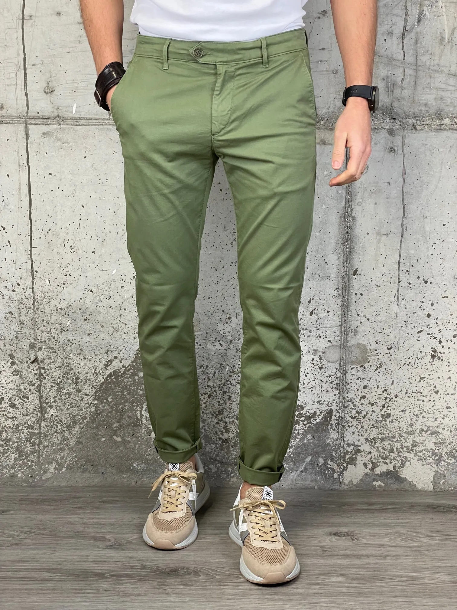 Zero Construction Pantalone Beddy SuperSlim Verde