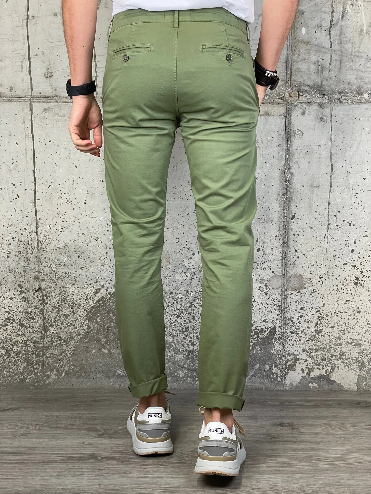 Zero Construction Pantalone Beddy SuperSlim Verde